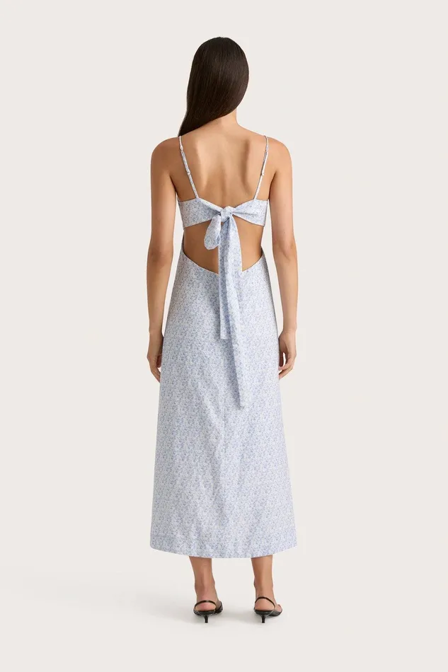Women Antibes Midi Dress Leilani Mid Blue Faithfull The Brand Dresses Women Antibes Midi Dress Leilani Mid Blue Faithfull The Brand Dresses