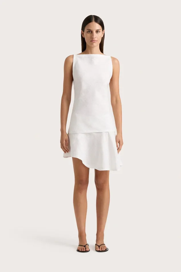 Women Antibes Mini Skirt White Faithfull The Brand Skirts and Shorts