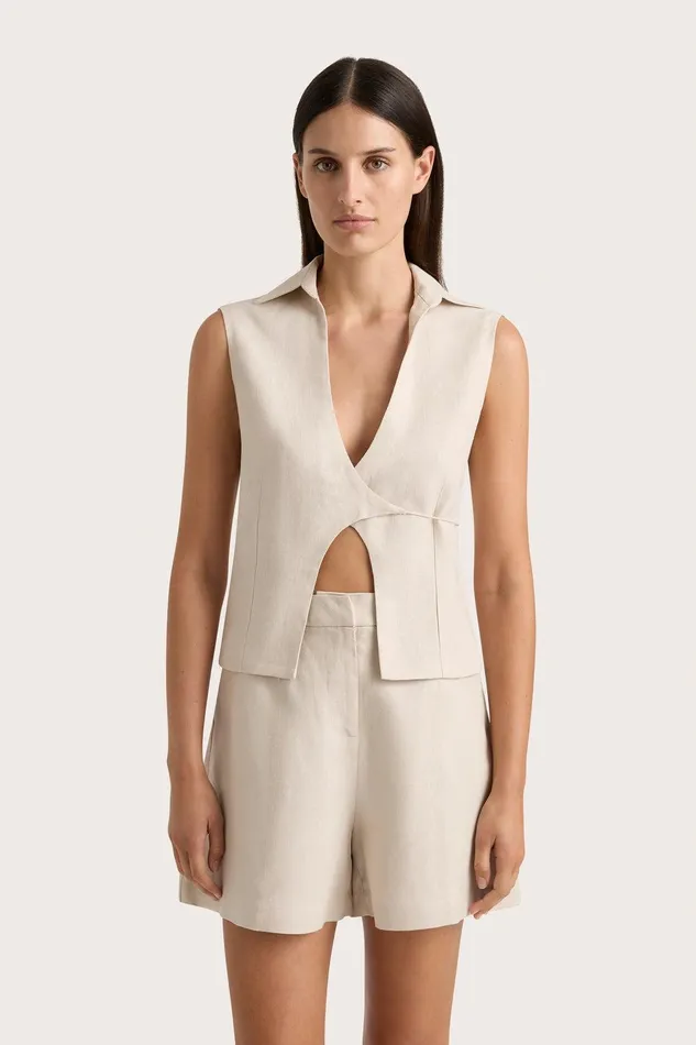 Women Antibes Shirt Sand Faithfull The Brand Tops Women Antibes Shirt Sand Faithfull The Brand Tops