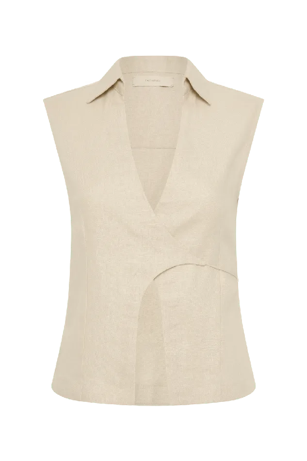 Women Antibes Shirt Sand Faithfull The Brand Tops Women Antibes Shirt Sand Faithfull The Brand Tops