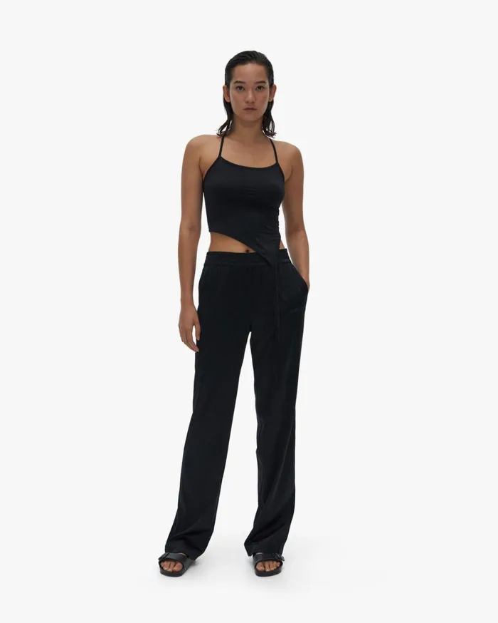 Women Asymmetric Bra Black Helmut Lang TShirts and Sweatshirts