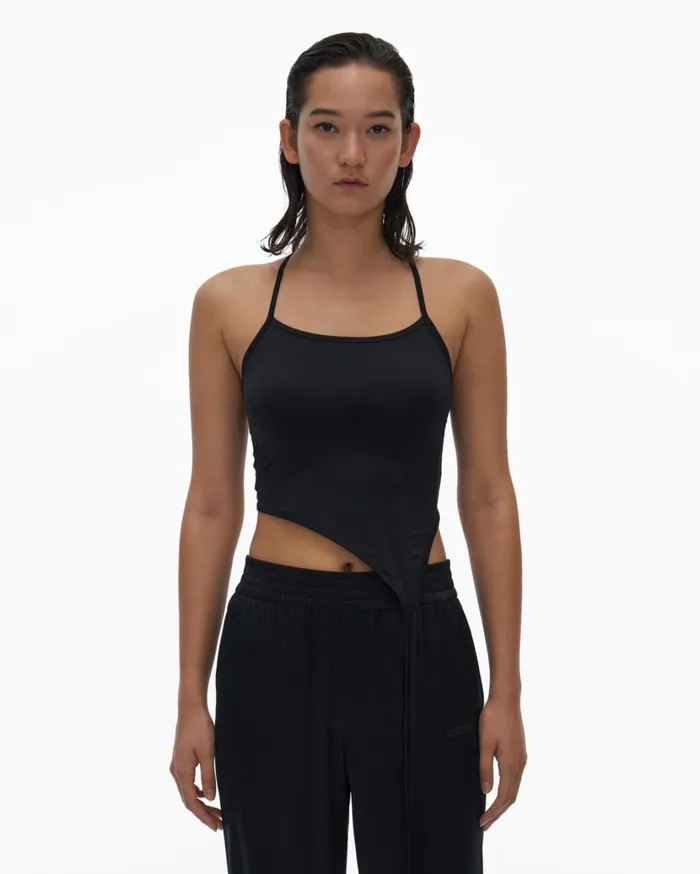 Women Asymmetric Bra Black Helmut Lang TShirts and Sweatshirts