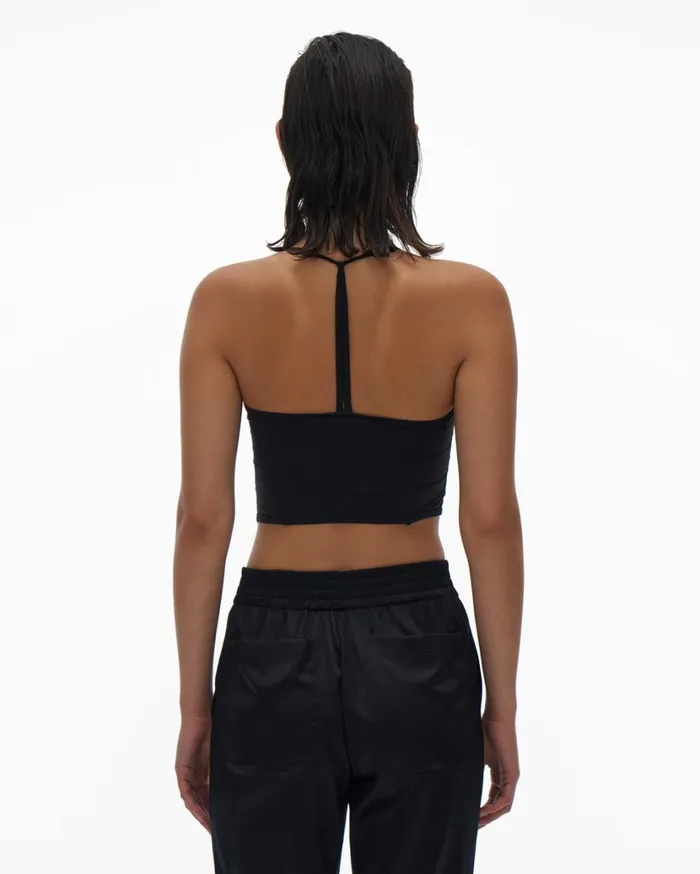 Women Asymmetric Bra Black Helmut Lang TShirts and Sweatshirts