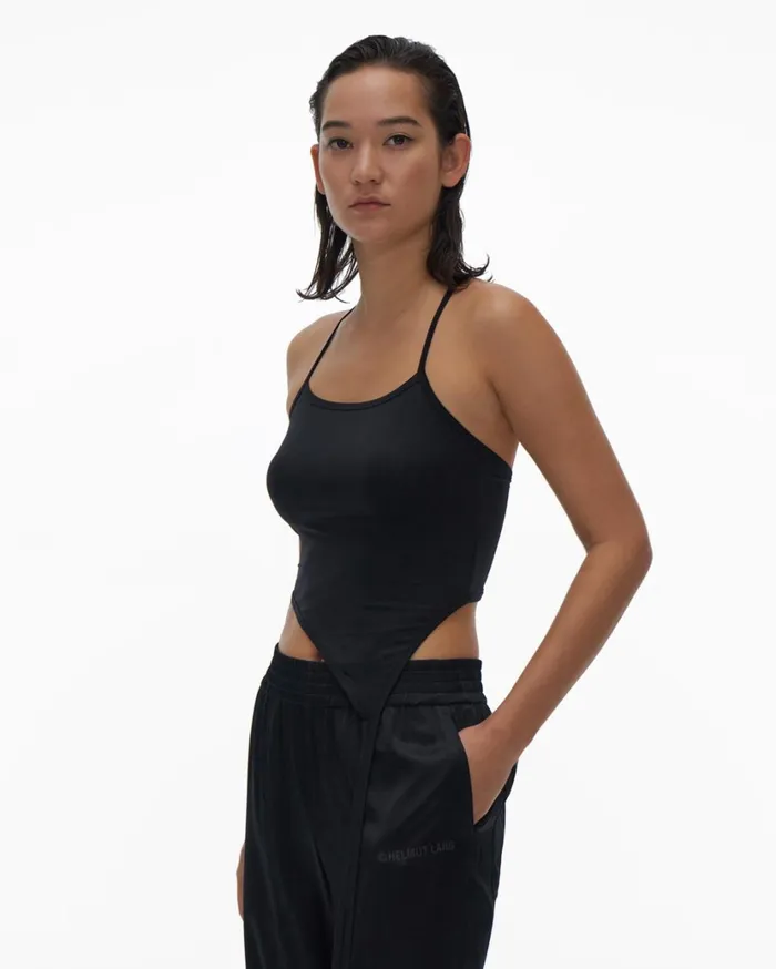 Women Asymmetric Bra Black Helmut Lang TShirts and Sweatshirts