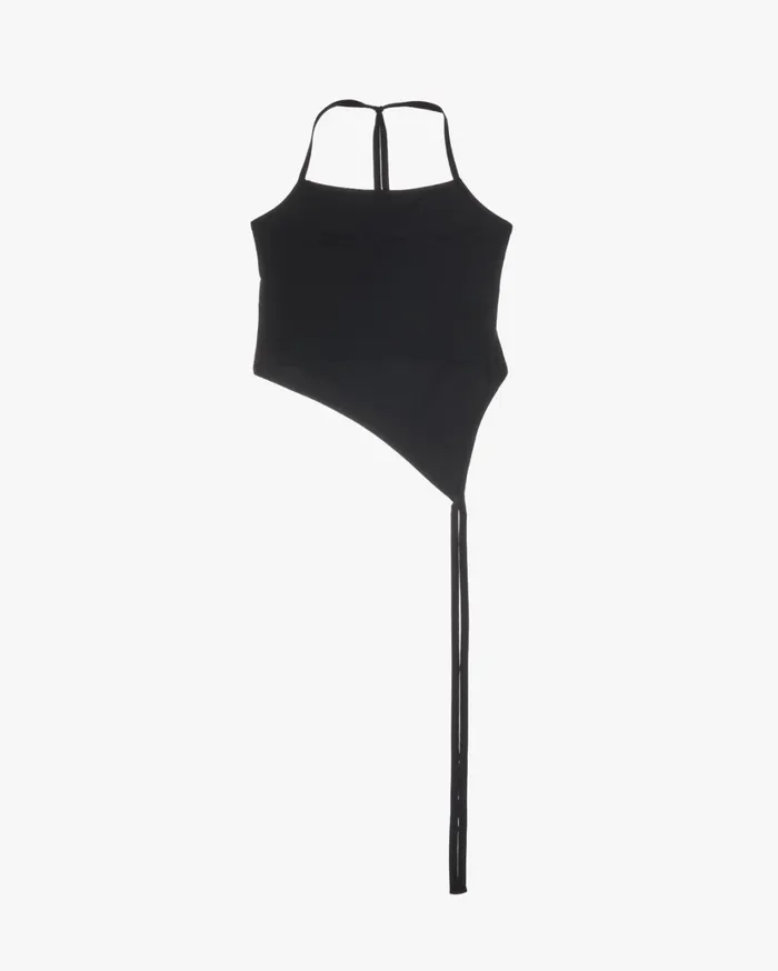 Women Asymmetric Bra Black Helmut Lang TShirts and Sweatshirts