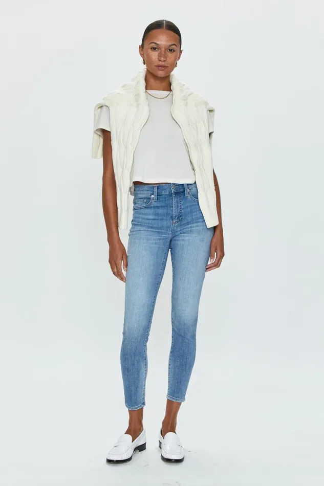 Women Audrey Mid Rise Skinny Jean 8211 Lookout Vintage Pistola Denim Denim