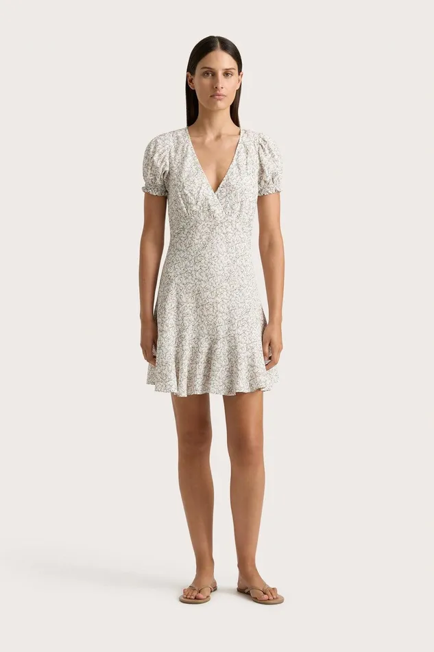 Women Aurelia Mini Dress Calla Umber Faithfull The Brand Dresses