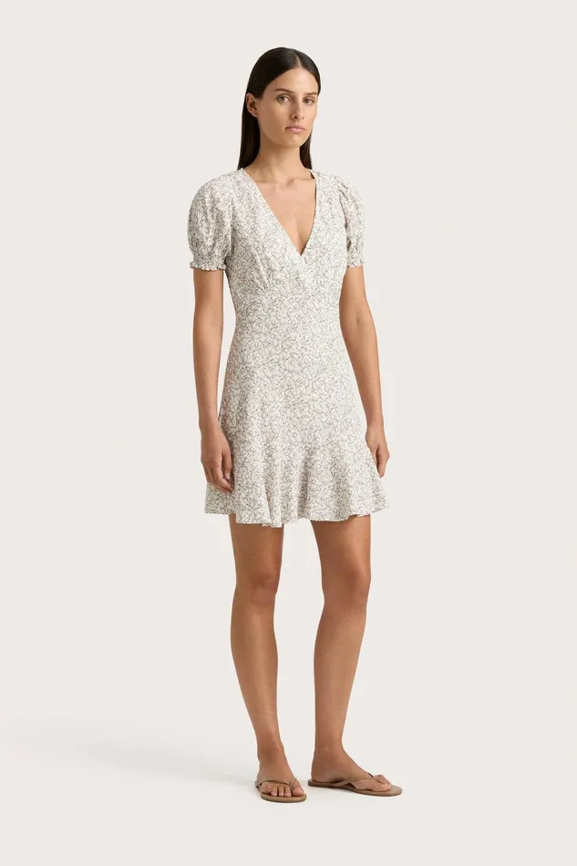 Women Aurelia Mini Dress Calla Umber Faithfull The Brand Dresses Women Aurelia Mini Dress Calla Umber Faithfull The Brand Dresses