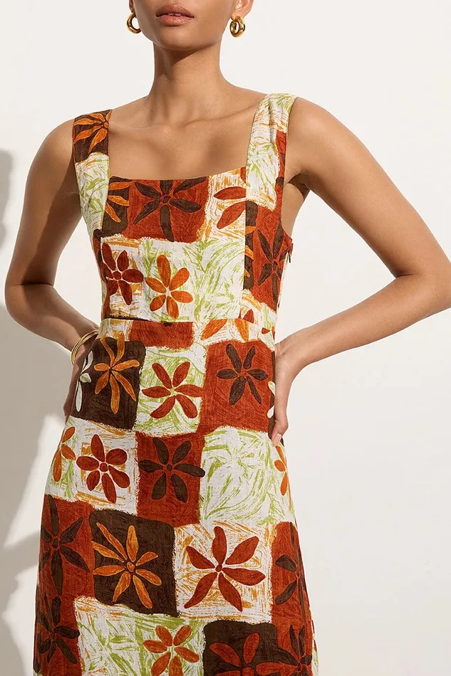 Women Azalea Midi Dress Tobago Floral 8211 Final Sale Faithfull The Brand Dresses Women Azalea Midi Dress Tobago Floral 8211 Final Sale Faithfull The Brand Dresses