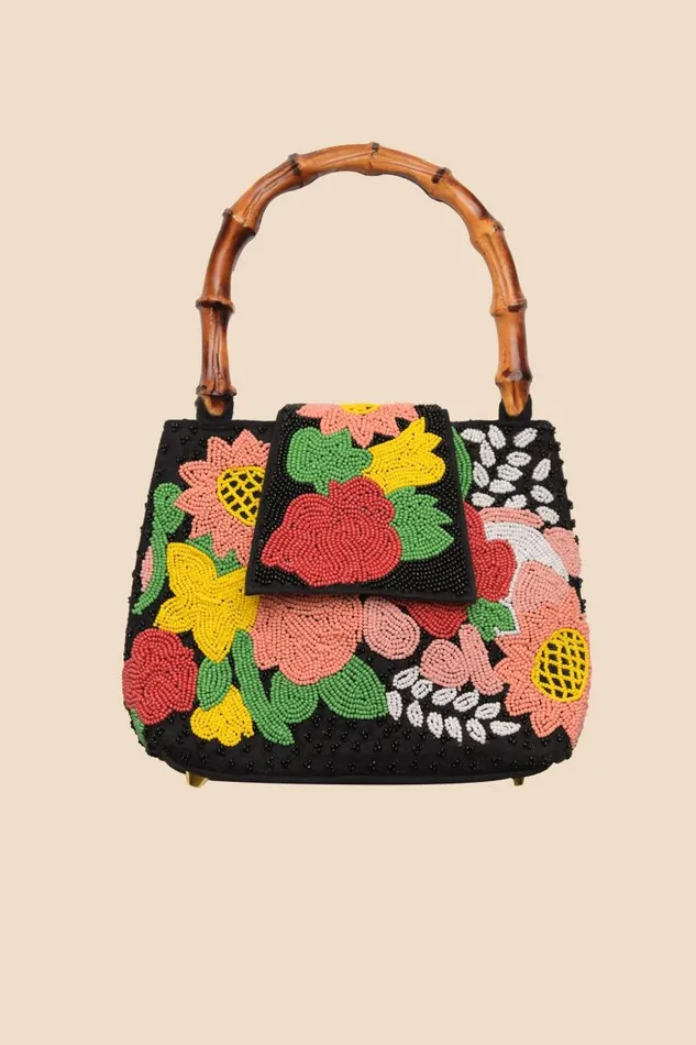 Women Bags RIXO Gabrielle Floral Embroidery