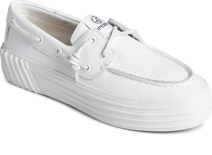 Women Bahama 20 Leather Platform Sneaker White Sperry Sneakers Women Bahama 20 Leather Platform Sneaker White Sperry Sneakers