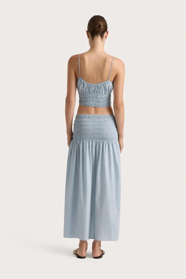 Women Baia Top Sky Blue Faithfull The Brand Tops Women Baia Top Sky Blue Faithfull The Brand Tops