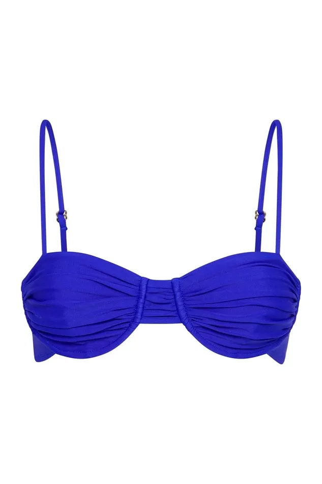 Women Baja Bikini Top Cobalt 8211 Final Sale Faithfull The Brand Swim Women Baja Bikini Top Cobalt 8211 Final Sale Faithfull The Brand Swim