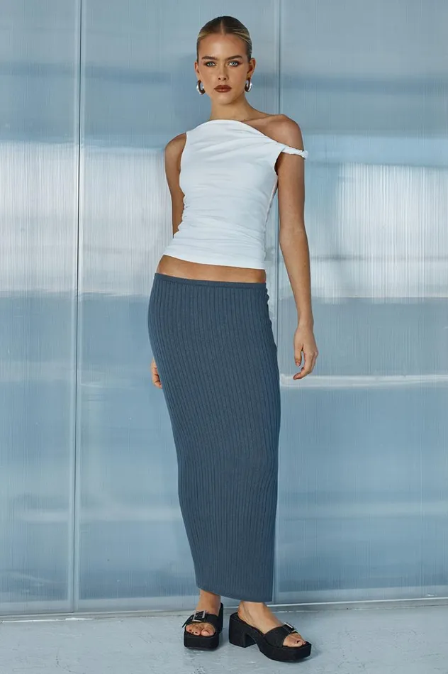 Women Basic Runaway The Label BLAKE TOP White