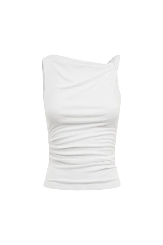 Women Basic Runaway The Label BLAKE TOP White