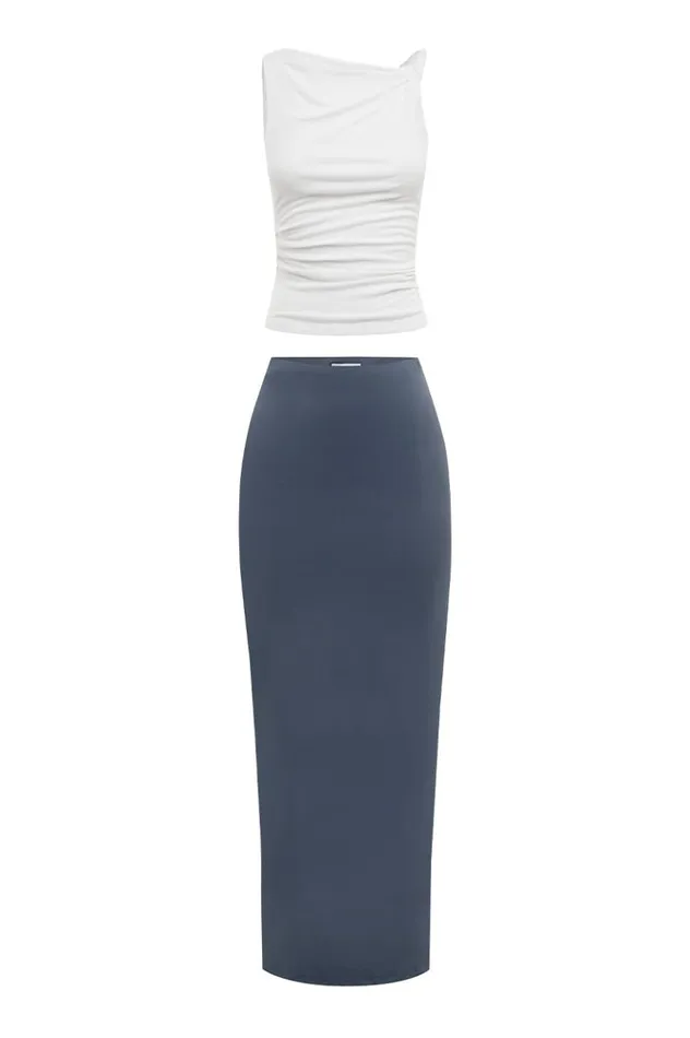Women Basic Runaway The Label BLAKE TOP White