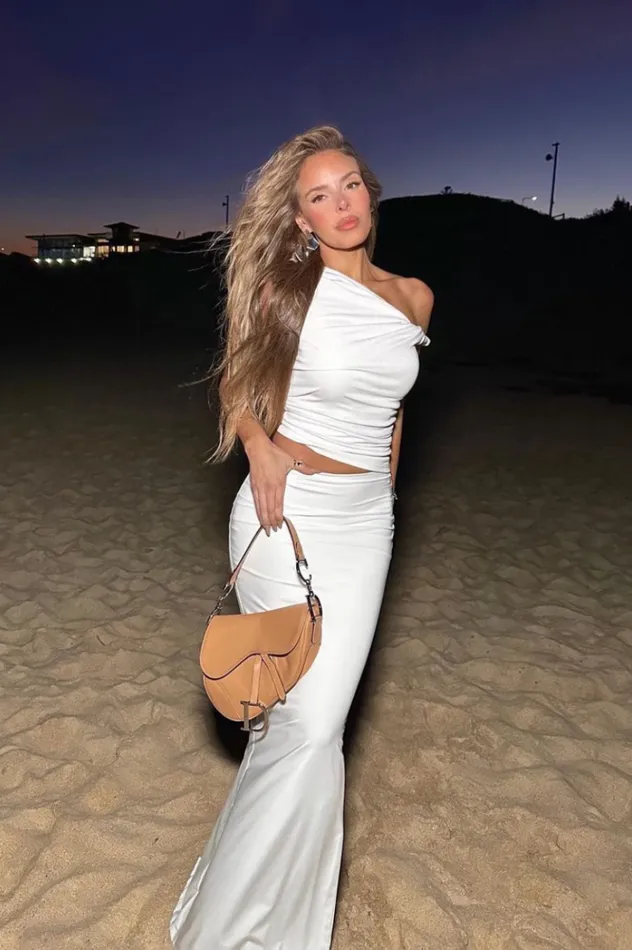 Women Basic Runaway The Label BLAKE TOP White