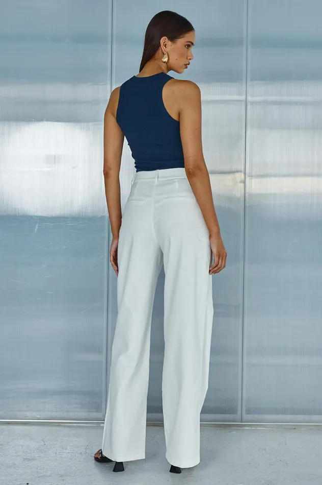 Women Basic Runaway The Label RORY TANK Navy