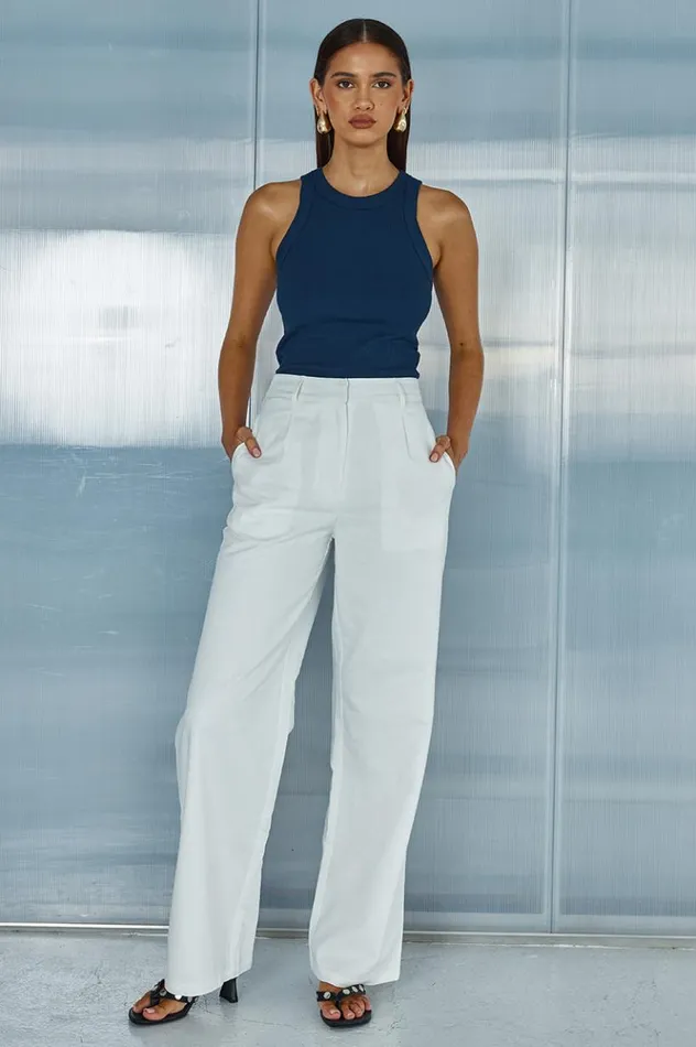 Women Basic Runaway The Label RORY TANK Navy