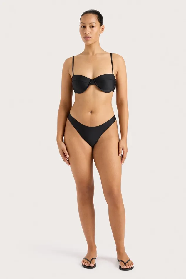 Women Bebe Bikini Bottom Black Faithfull The Brand Swim