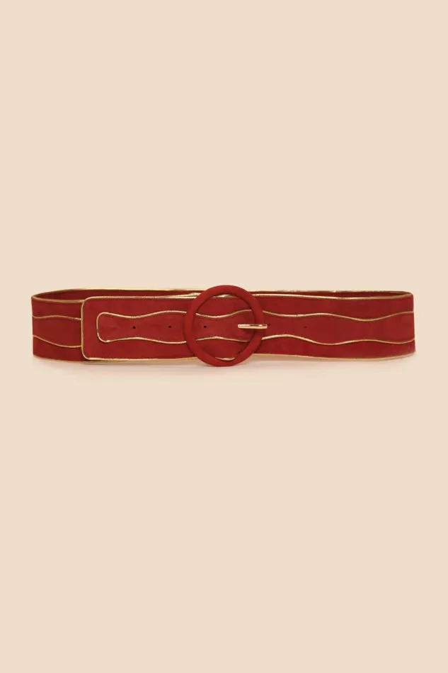 Women Belts RIXO Catalina Red