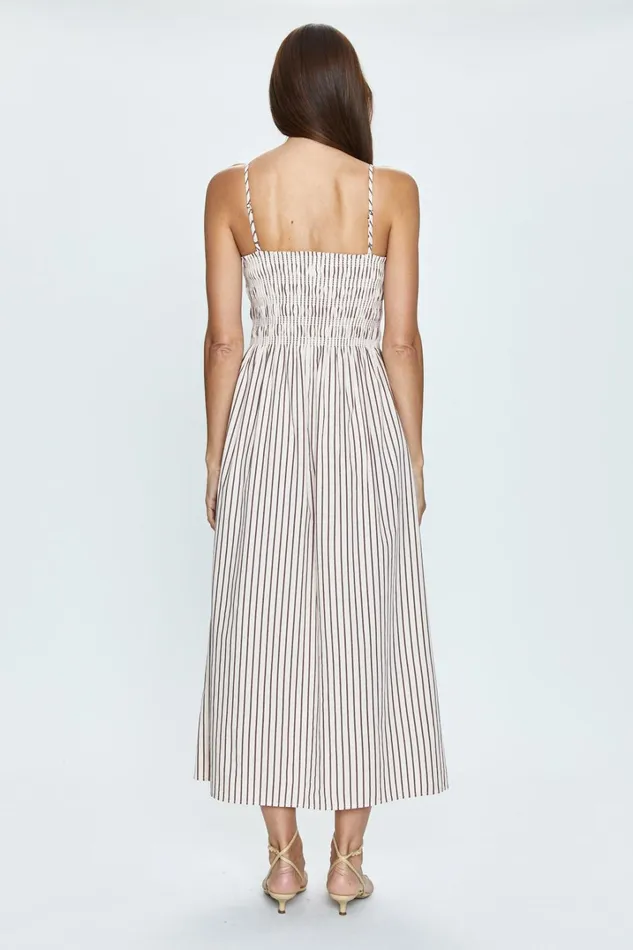 Women Bianca Dress 8211 Tiramisu Stripe Pistola Denim Dresses