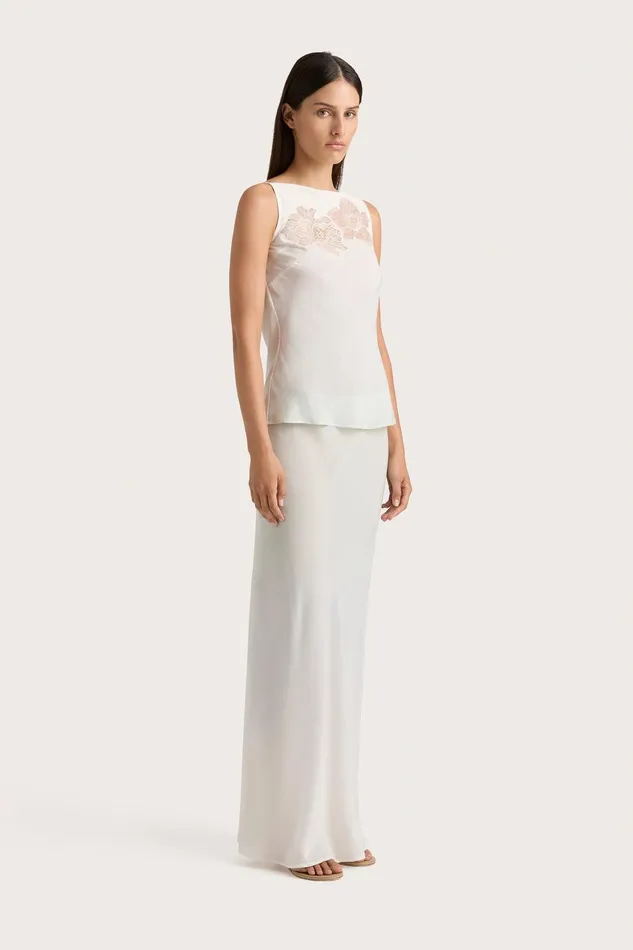 Women Biarritz Maxi Skirt Foam Ombre Faithfull The Brand Skirts and Shorts Women Biarritz Maxi Skirt Foam Ombre Faithfull The Brand Skirts and Shorts