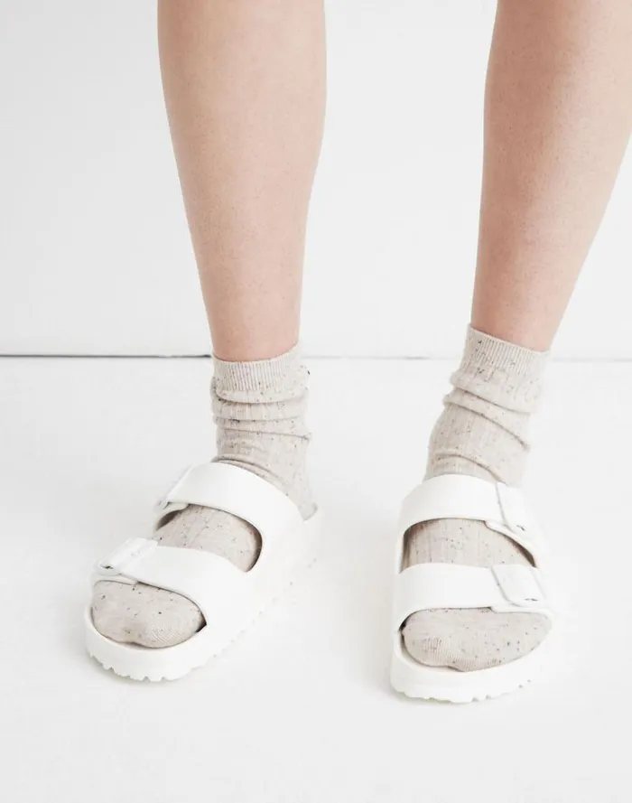 Women Birkenstock Arizona EVA Sandals White Madewell Sandals