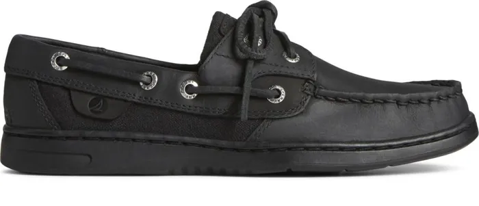 Women Bluefish 2Eye Boat Shoe Black Sperry Boat Shoes