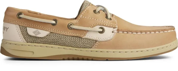 Women Bluefish 2Eye Boat Shoe Linen Oat Sperry Boat Shoes