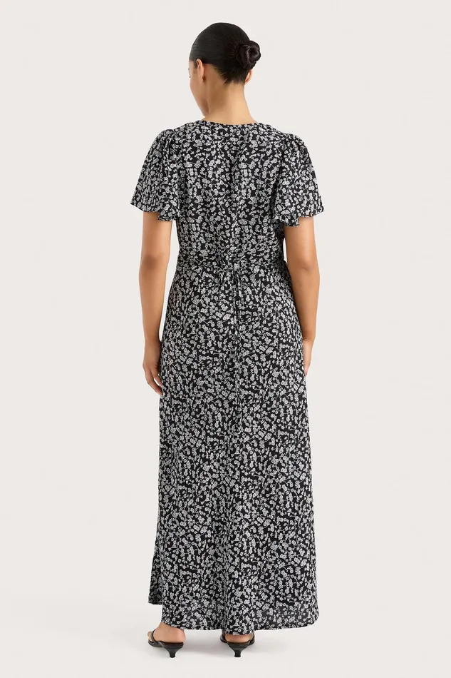 Women Boda Midi Dress Amaryllis Floral Black Faithfull The Brand Dresses Women Boda Midi Dress Amaryllis Floral Black Faithfull The Brand Dresses