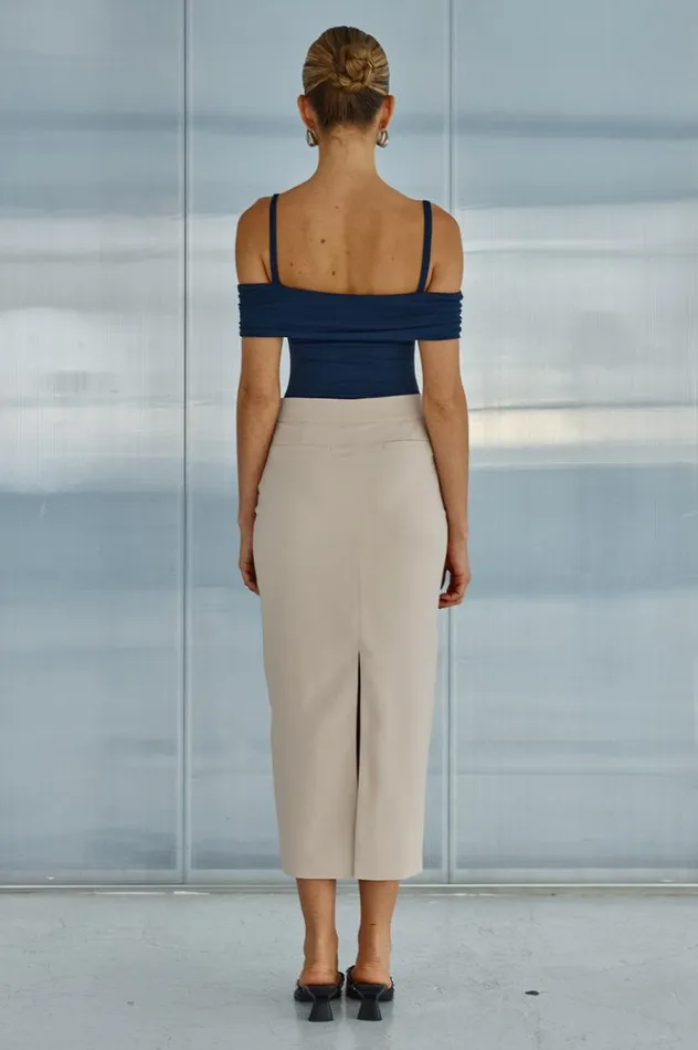 Women Bodysuits Runaway The Label RYDER BODYSUIT Navy