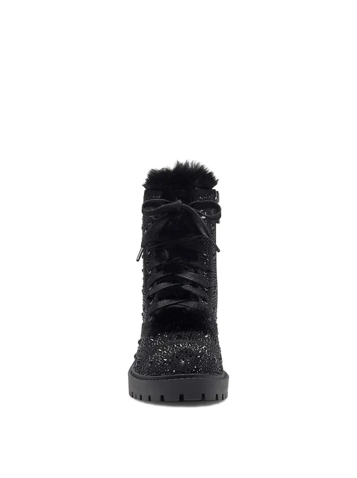 Women Boots and Booties Jessica Simpson Kalirah Boot In Black Black Sparkle