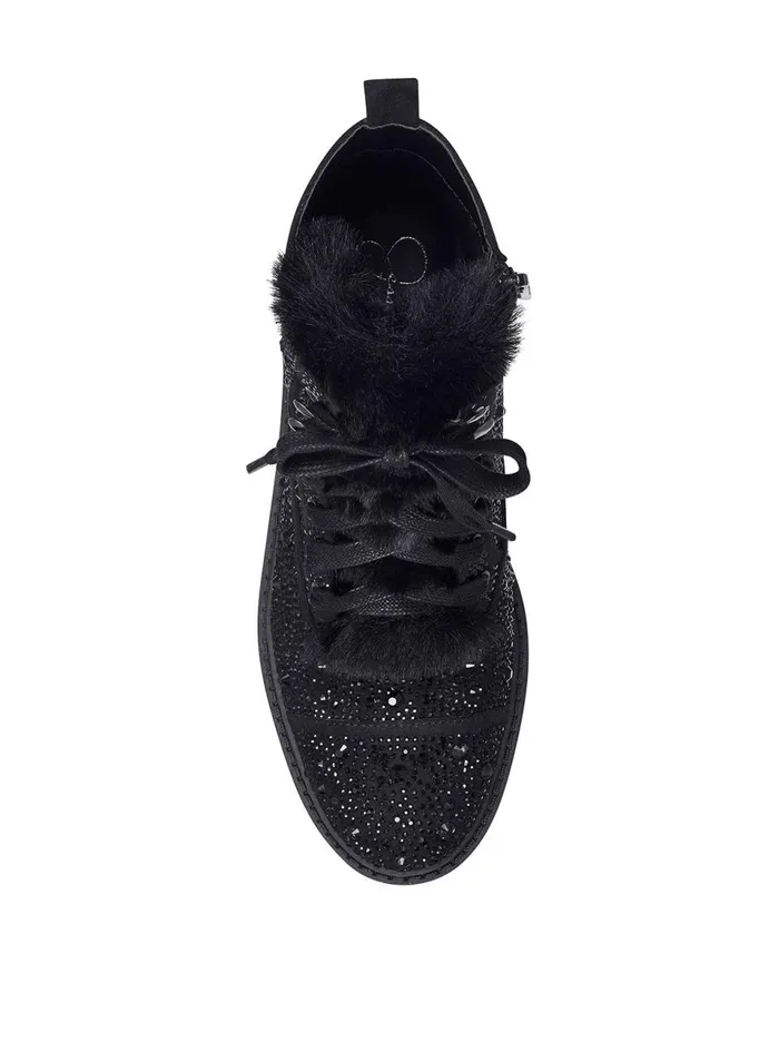 Women Boots and Booties Jessica Simpson Kalirah Boot In Black Black Sparkle