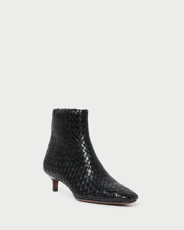 Women Boots Loeffler Randall Marcella Black Woven Ankle Boot Women Boots Loeffler Randall Marcella Black Woven Ankle Boot