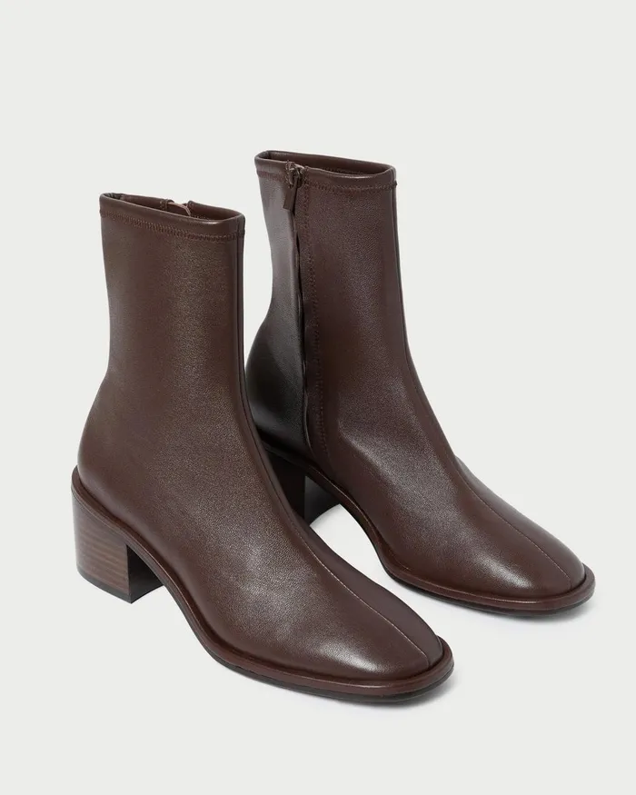 Women Boots Loeffler Randall Roxy Espresso Block Heel Bootie Women Boots Loeffler Randall Roxy Espresso Block Heel Bootie