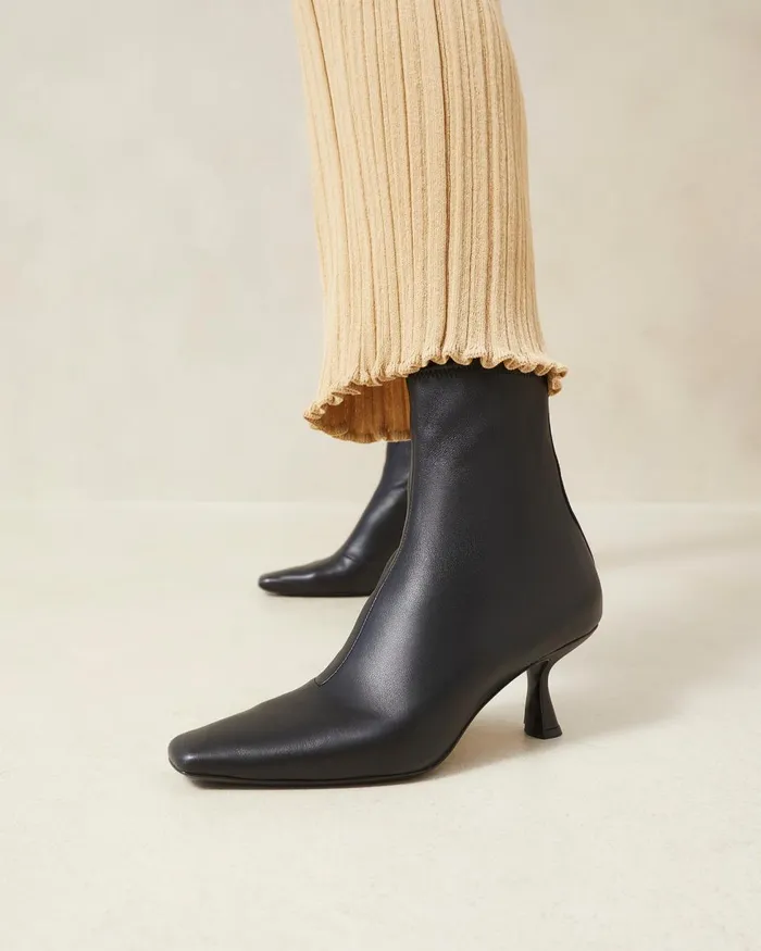 Women Boots Loeffler Randall Thandy Black Curved Heel Bootie I Ankle Boots I Footwear Women Boots Loeffler Randall Thandy Black Curved Heel Bootie I Ankle Boots I Footwear