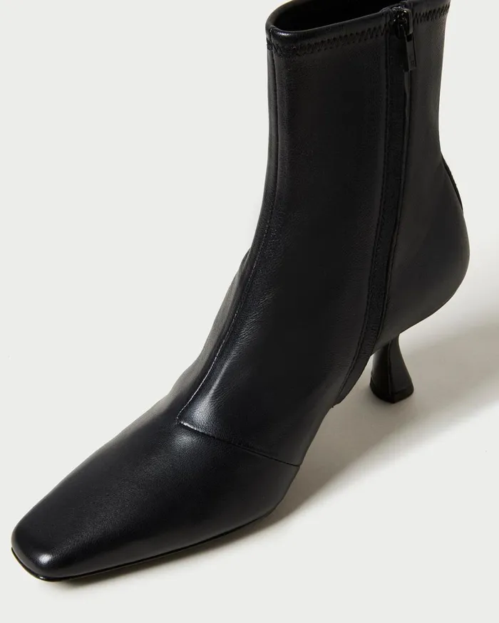 Women Boots Loeffler Randall Thandy Black Curved Heel Bootie I Ankle Boots I Footwear Women Boots Loeffler Randall Thandy Black Curved Heel Bootie I Ankle Boots I Footwear