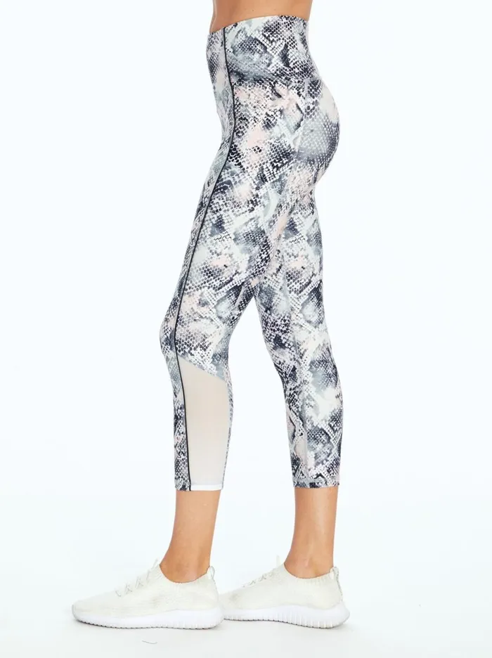 Women Bottoms Jessica Simpson Ace Capri In Veiled Rose Watercolor Snake Veiled Rose Watercolor Snake