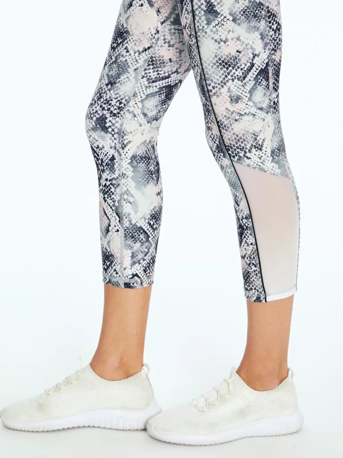 Women Bottoms Jessica Simpson Ace Capri In Veiled Rose Watercolor Snake Veiled Rose Watercolor Snake
