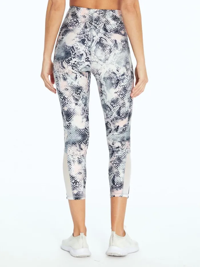 Women Bottoms Jessica Simpson Ace Capri In Veiled Rose Watercolor Snake Veiled Rose Watercolor Snake