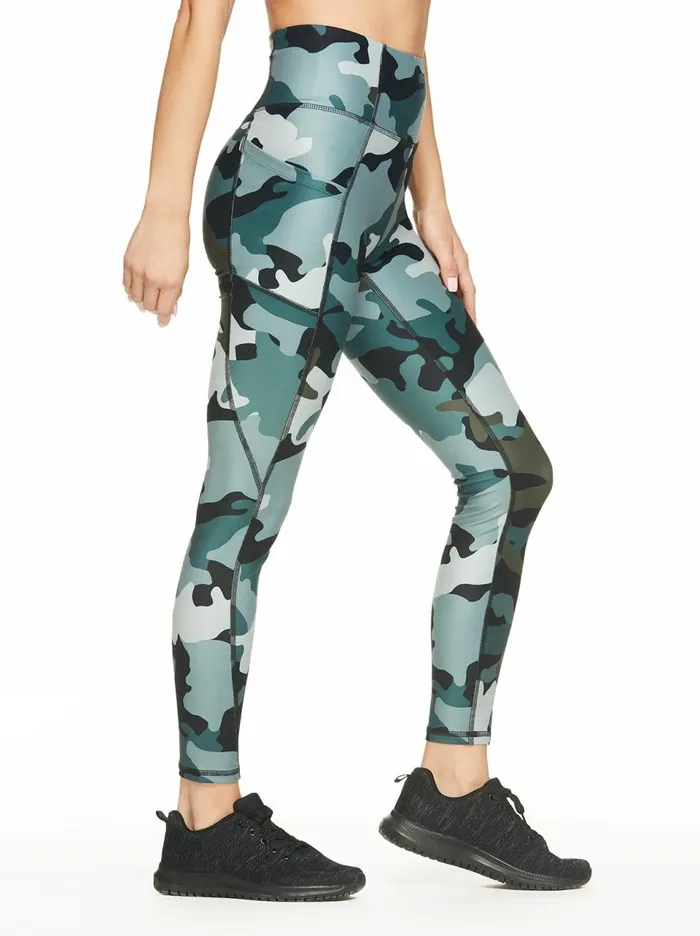 Women Bottoms Jessica Simpson Tummy Control Ankle Legging In Abyss Clouded Camo Abyss Clouded Camo