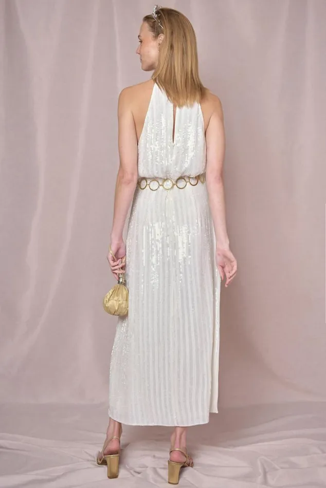 Women Bridal Party RIXO Vivienne Sequins Ivory Women Bridal Party RIXO Vivienne Sequins Ivory