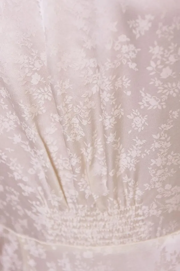 Women Bridal RIXO Blanca Ditsy Garden Jacquard Ivory Women Bridal RIXO Blanca Ditsy Garden Jacquard Ivory