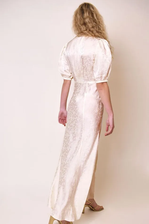 Women Bridal RIXO Blanca Ditsy Garden Jacquard Ivory Women Bridal RIXO Blanca Ditsy Garden Jacquard Ivory