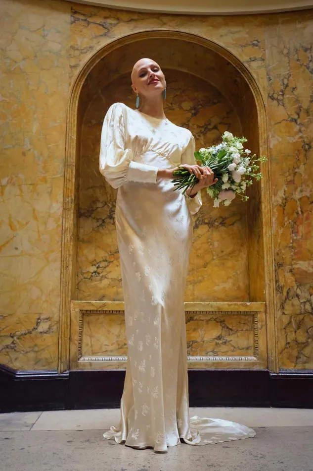 Women Bridal RIXO Clementine Rose Bud Silk Jacquard Women Bridal RIXO Clementine Rose Bud Silk Jacquard