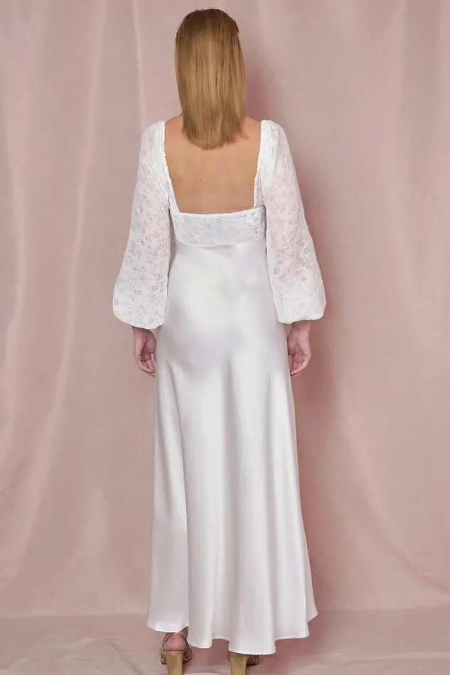 Women Bridal RIXO Gio Velvet Burnout Ivory Women Bridal RIXO Gio Velvet Burnout Ivory