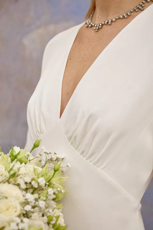 Women Bridal RIXO Jazi Satin Back Silk Crepe Women Bridal RIXO Jazi Satin Back Silk Crepe