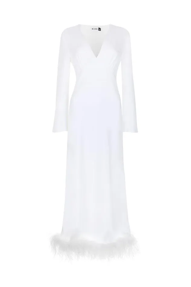 Women Bridal RIXO Jazi Satin Back Silk Crepe Women Bridal RIXO Jazi Satin Back Silk Crepe
