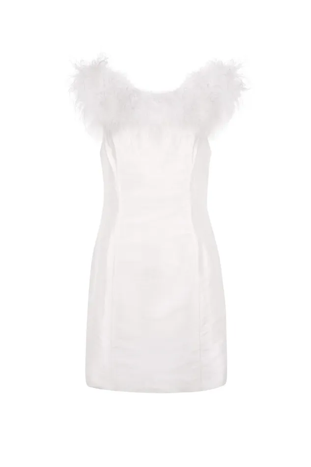 Women Bridal RIXO Lena Feather Ivory Women Bridal RIXO Lena Feather Ivory